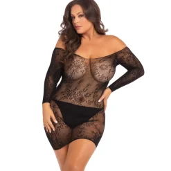 Fishnet Full Length Sleeves Babydoll