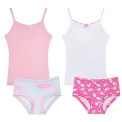 2 Pack Cotton Tank and Underwear Set