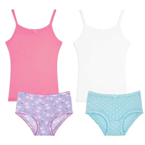 2 Pack Cotton Tank and Underwear Set