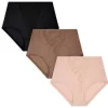 3 Pack High Waist Light Tummy Control Panties