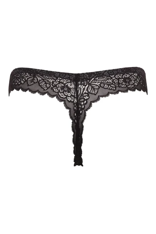 5 Pack Laser Cut No Show Invisible Thong Panties