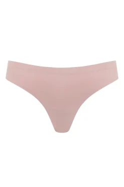 5 Pack Laser Cut No Show Invisible Thong Panties