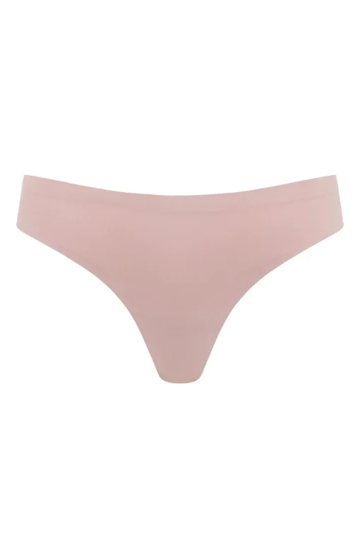 5 Pack Laser Cut No Show Invisible Thong Panties