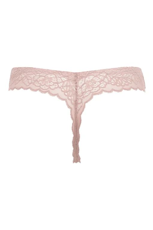 5 Pack Laser Cut No Show Invisible Thong Panties