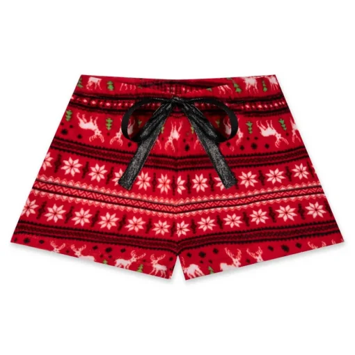 2-Pack Plush Fleece Pajama Shorts