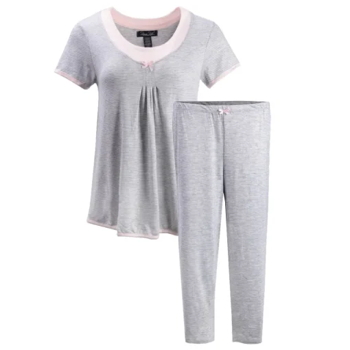 2 Pack Rayon Spandex Capri Set