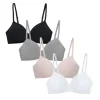 4 Pack Soft Foam Wireless T-Shirt Bra