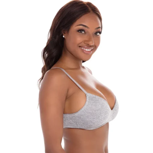 4 Pack Soft Foam Wireless T-Shirt Bra