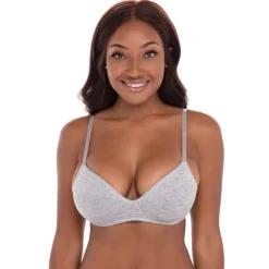 4 Pack Soft Foam Wireless T-Shirt Bra