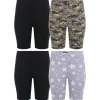 4 Pack Yummy Butter Soft Slim Fit Lounge Shorts